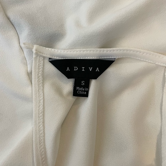 White Short Sleeve Blouse - Size S - Picture 2 of 7